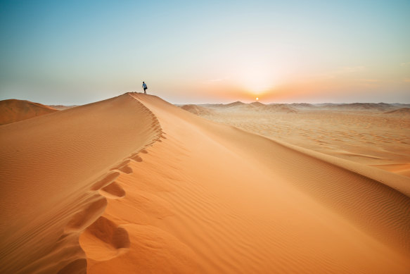 Oman’s Empty Quarter desert.