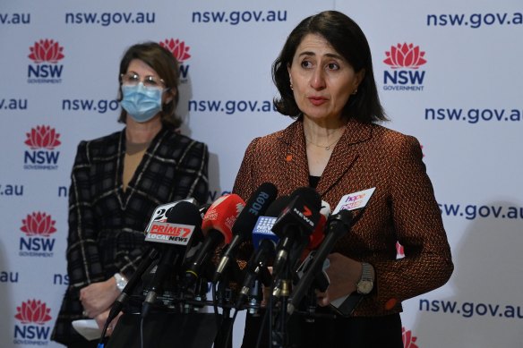 NSW Premier Gladys Berejiklian on Tuesday.