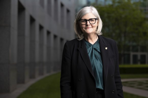Sam Mostyn chaired the taskforce, which called for immediate action on issues including childcare access and superannuation payments on parental leave.