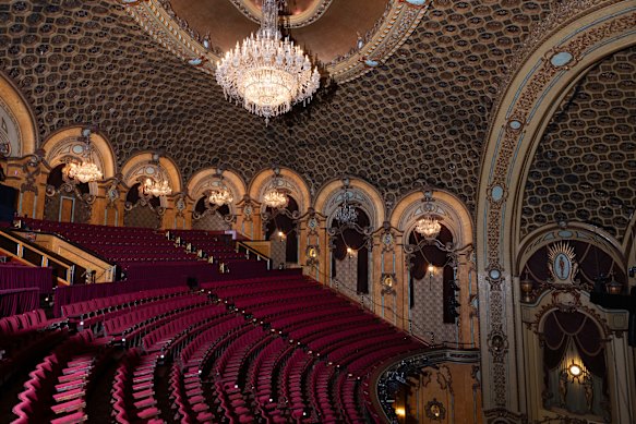 The dress circle at the State Theatre.
