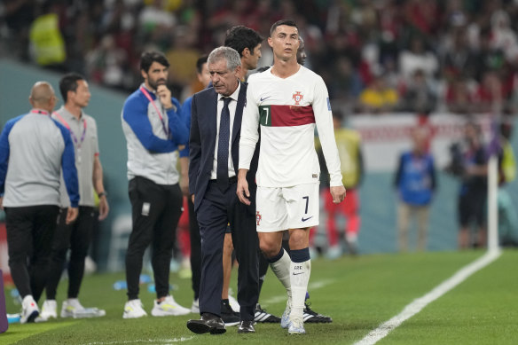 Ronaldo was substituted shortly after the hour mark against South Korea.