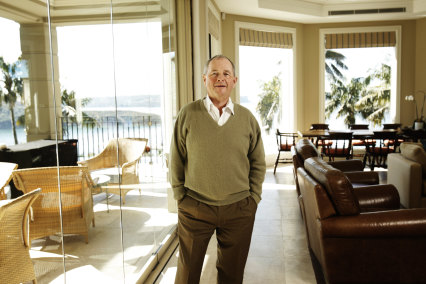 Neil Balnaves at his home in Mosman in  2008.