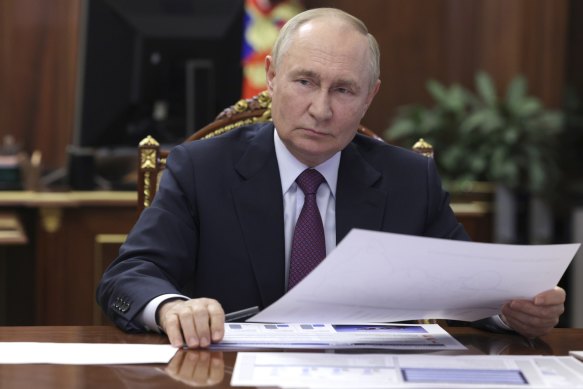 Russian President Vladimir Putin is “trying to hit us all over the place”.
