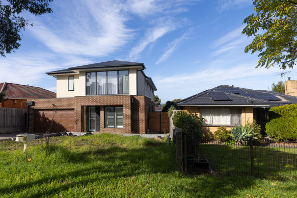 Homes in Watsonia are getting bigger.