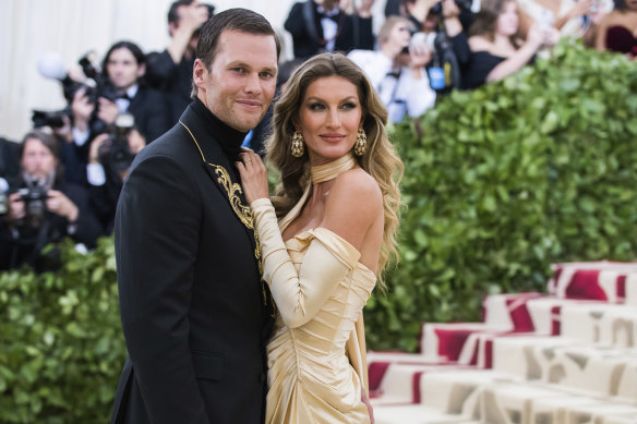 Tom Brady and ex-wife Gisele Bundchen in New York in 2018.