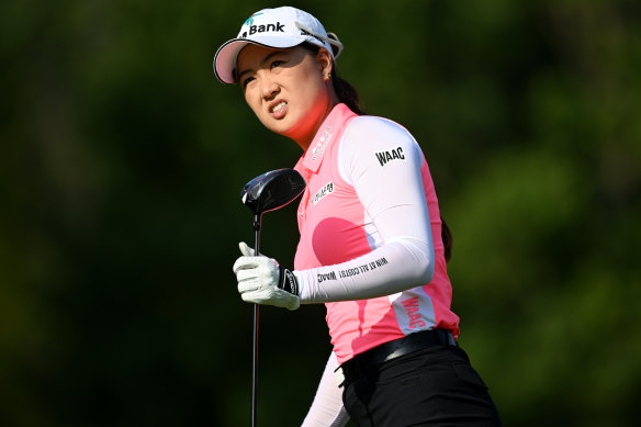 Australia’s Minjee Lee has work to do to defend her title at the Evian Championship.