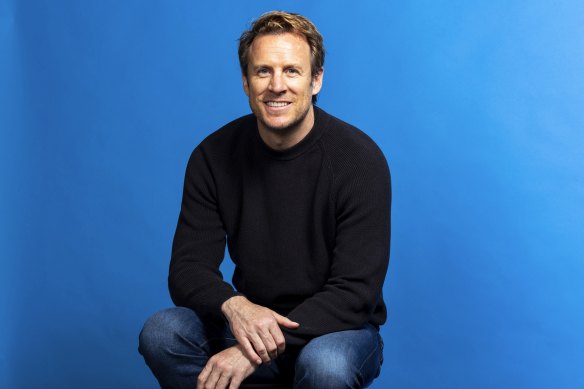 True blue: Monty Franklin’s stand-up revolves around explaining the oddities of the Australian vernacular. 