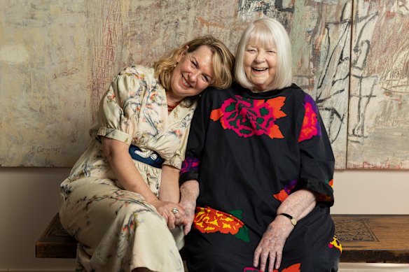 Sylvia Hrovatin (left) and Jean Smart forged an enduring friendship.