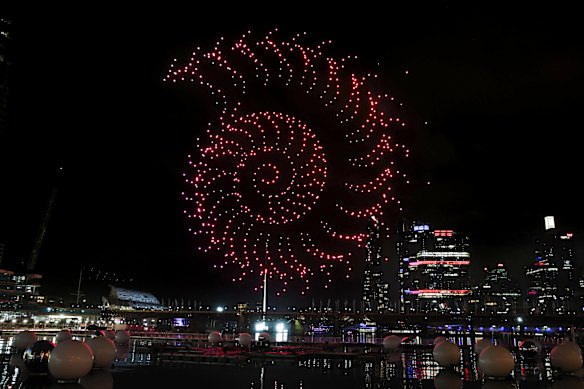 The Star-Bound drone show.