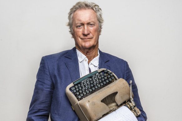 Screen legend Bryan Brown still feels strange about being called an author.