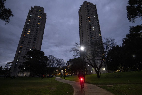 The landmark Matavai and Turanga towers are visible throughout Sydney's inner south. 