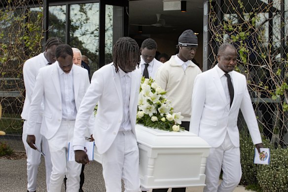 Chol Achiek was laid to rest on Friday. 