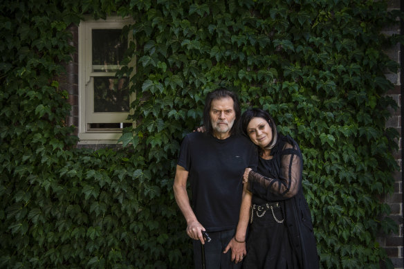 Brian and Gene Sherman at their Centennial Park home. 