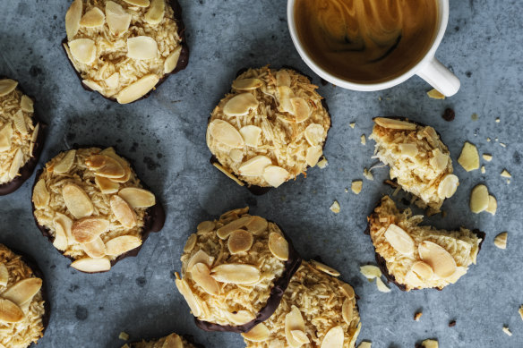 Coconut and almond macaroons.