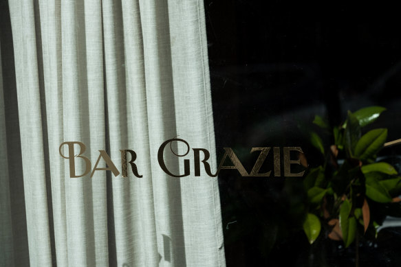 Bar Grazie closed in April.