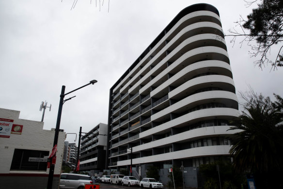 Dozens of defects were found in several Sydney buildings, including the Vicinity complex at Canterbury.