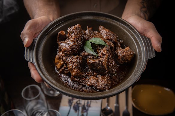 Elephant Corridor’s black pork curry.