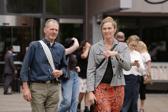 Former wildlife carer Tracy Dods awaits the outcome of her appeal hearing at Parramatta District Court. She was later cleared of all animal cruelty charges.
