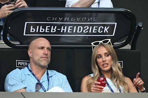 The Judds were gifted some of the best seats in the house.