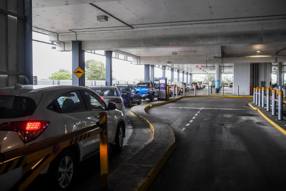 A man’s body has been found in the car park at Westfield Southland.