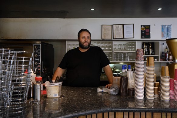 Blackrose Bar and Cafe owner Anthony Pellegrino said he has lost thousands of dollars as a result of the outage. 
