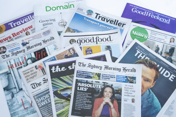 New readership data shows The Sydney Morning Herald was the top title at the start of the financial year.