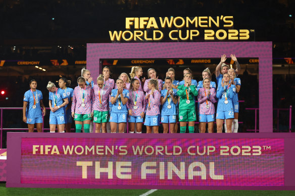 England Women’s World Cup silver medallists. 