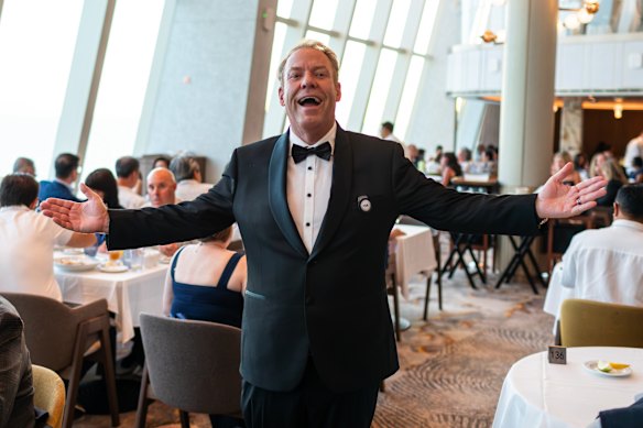 Peter Helliar hosts Nine’s new cooking series Chefs Ahoy. 