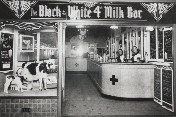 The shopfront as it looked in 1932.