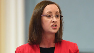 Queensland Attorney-General Yvette D'Ath has not committed to following Tasmanian Labor's lead in announcing they would ban poker machines.
