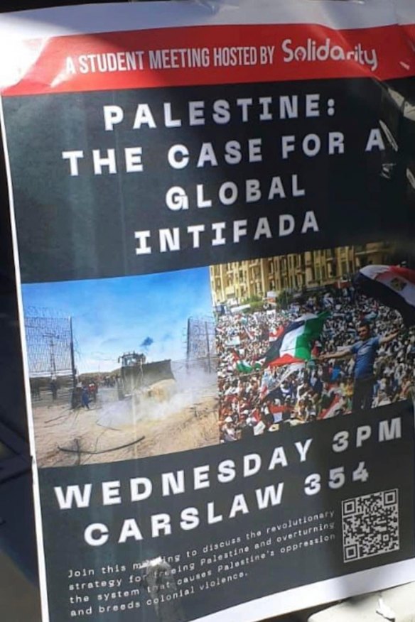 Sydney University vice chancellor Mark Scott intervened to cancel an event entitled “Palestine: The Case for Global Intifada”.