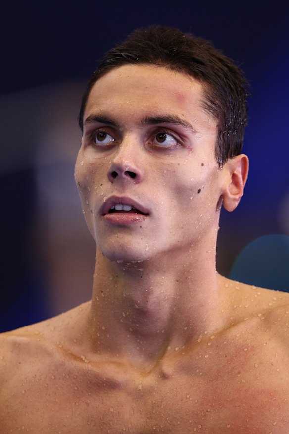 David Popovici of Romania. 