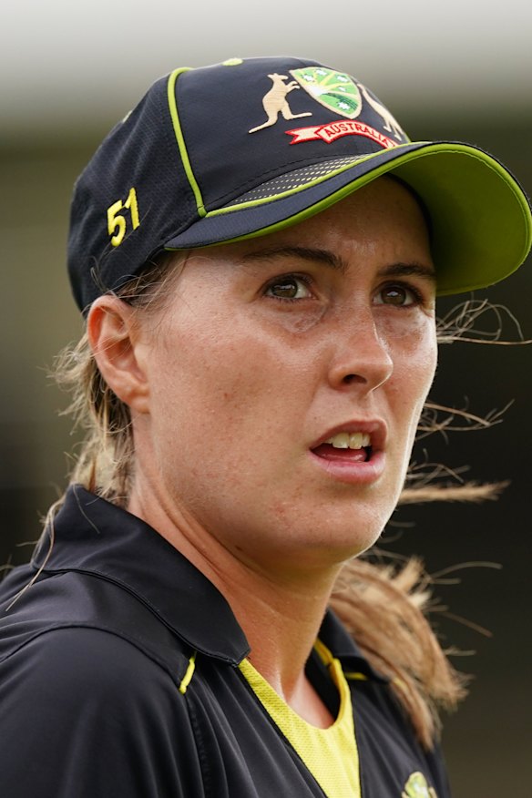 Tayla Vlaeminck, out injured, took part in a late-night team song after the win over South Africa.