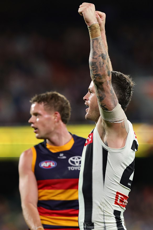 Jack Crisp of the Magpies.