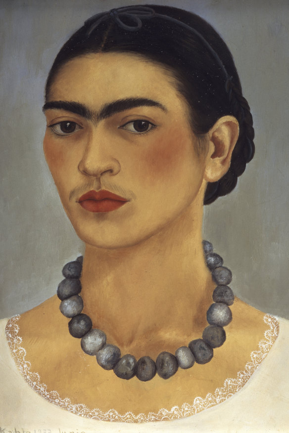Self-portrait with necklace, 1933.