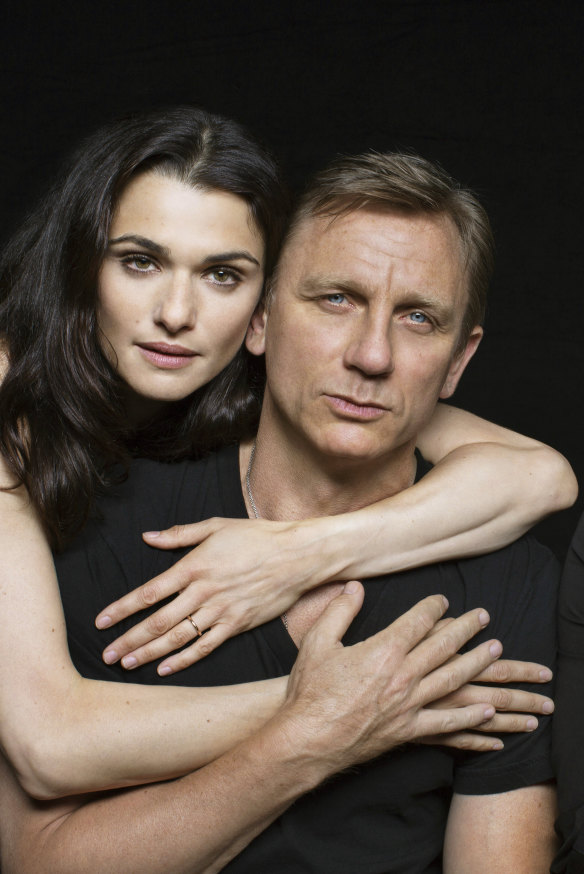 Rachel Weisz with her husband, actor and current James Bond Daniel Craig. The couple has a one-year-old daughter.