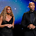 Presenters Kate Scott and Thierry Henry during the Ballon D’Or Ceremony.