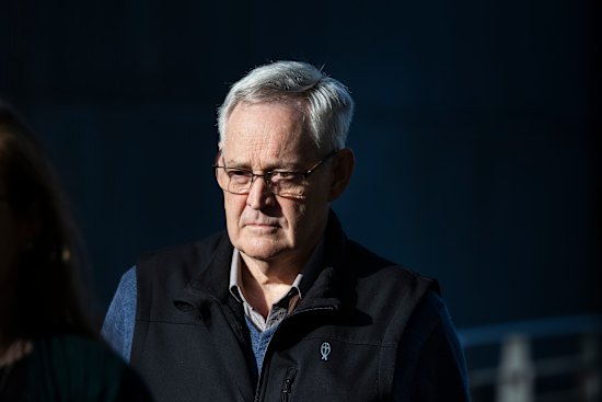 Ian Wilkinson arrives at court.