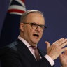 Prime Minister Anthony Albanese in Sydney on Wednesday.