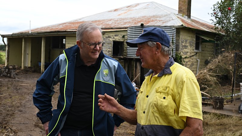 Australia news LIVE: PM visits NSW flood zone and announces extended disaster relief payments; Healthscope enters receivership