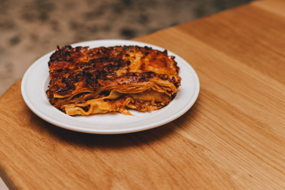 Lasagne at Busta.