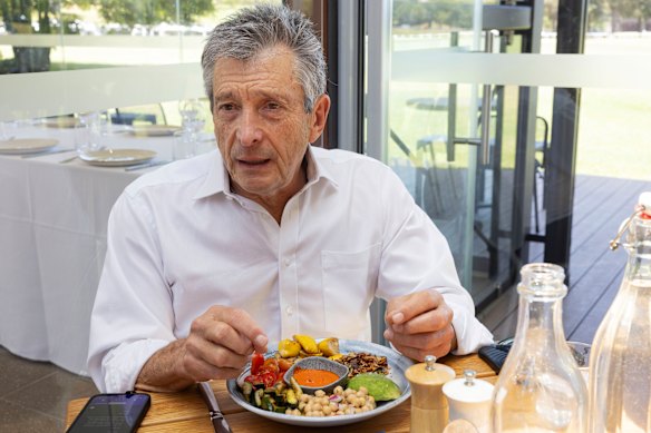 Chorizo is off the menu when lunching with heart-health advocate Dr Stephen Fenton.