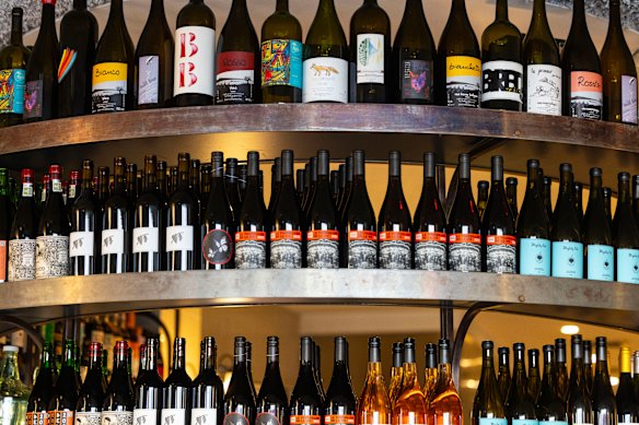 The wine list was assembled by Italian wine importer Giorgio De Maria. 