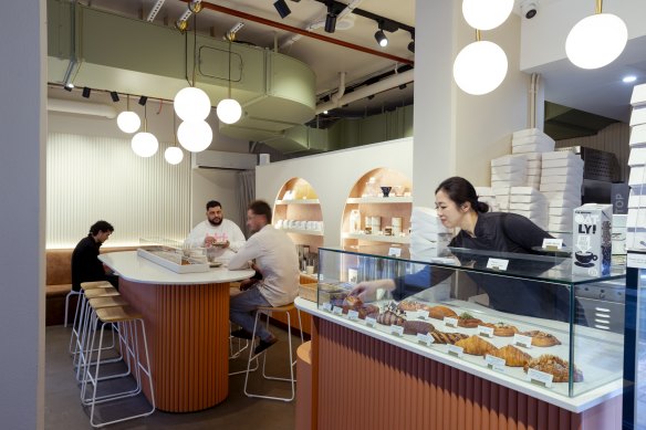 The counter dazzles at Layers Sydney.