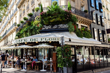 Saint Germain’s Cafe de Flore is perfect for a blow-out lunch.