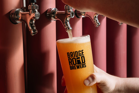 There are two bars and 30 taps at Bridge Road Brewers, Brunswick East