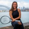 Daria Kasatkina in Sydney in 2022, before she switched countries. 