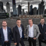 From L-R: Simon Kent, Antony Catalano, Travis Day and Trent Cassonare launching the project back in 2019.