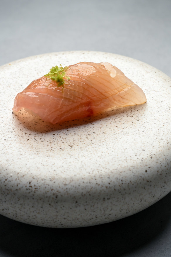Kingfish nigiri.