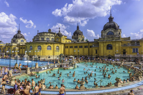 Budapest’s thermal baths are especially popular in the cooler months.